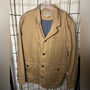 Duluth Trading Company Men's Tan and Khaki Jacket